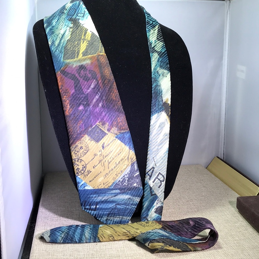 Vtg Structure night out dance evening tie
